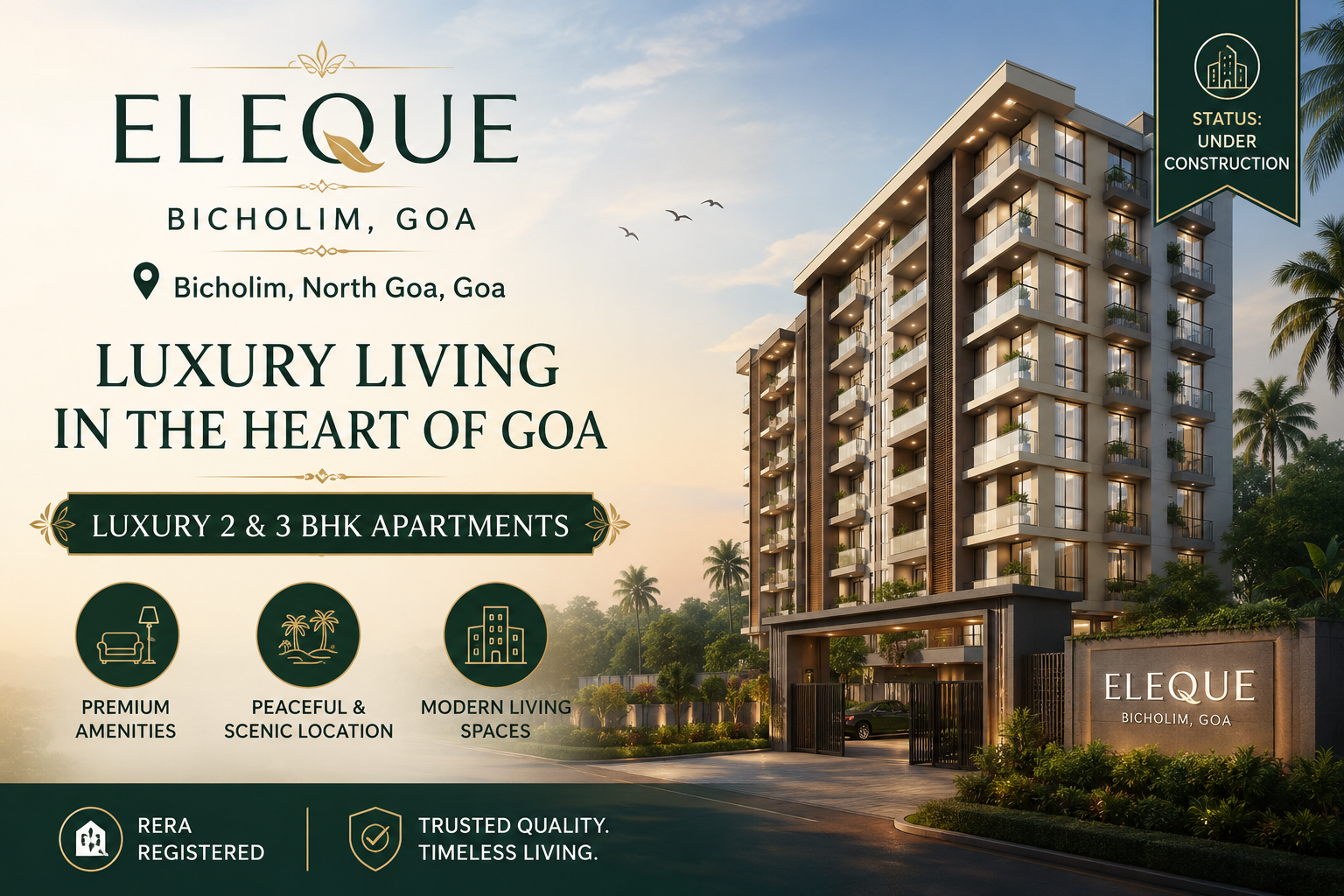 Vianaar Santaa Rosa Siolim Goa - Premium Apartments