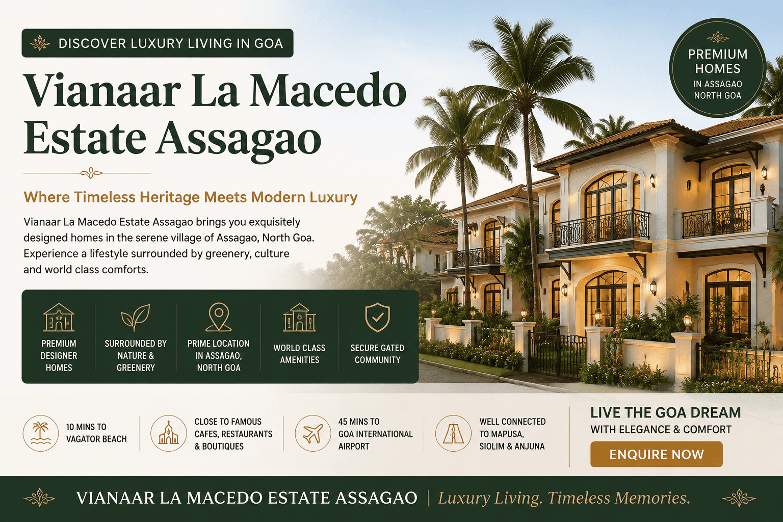 Vianaar La Macedo Estate Assagao Goa - Luxury Villas
