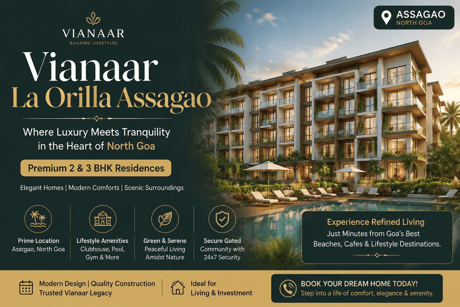Vianaar La Orilla Assagao Goa - Luxury Villas